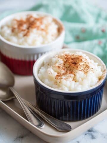 Classic Rice Pudding with Vanilla and Cinnamon Recipe