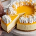 No Bake Mango Ice Cream Cheesecake Recipe