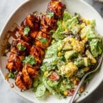 BBQ Chicken Skewer Salad Recipe