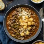 Philly Cheesesteak Soup Recipe