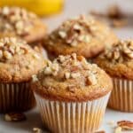 Easy Moist Banana Nut Mini Muffins Recipe