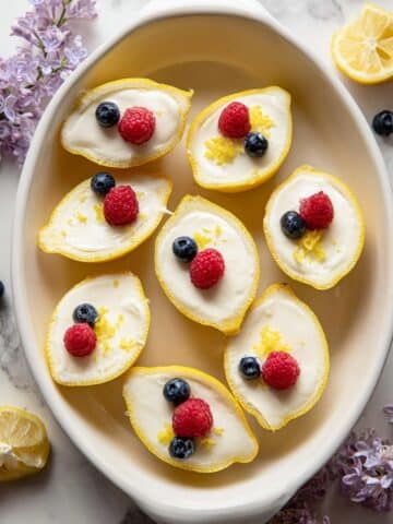 Lemon Posset with Fresh Berries Recipe