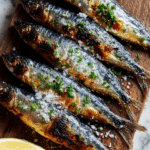 Grilled Sardines with Lemon & Olive Oil Recipe