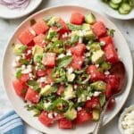 Watermelon Salad with Feta & Mint Recipe