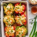 Buffalo Chicken Stuffed Peppers Recipe