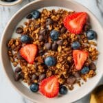 Peanut Butter Granola with Chocolate Chips Recipe
