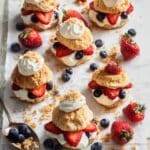 Strawberry Shortcake with Blueberries Recipe