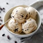 Cottage Cheese Ice Cream with Honey, Peanut Butter, and Chocolate Chips Recipe