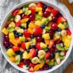 Honey Lime Rainbow Fruit Salad Recipe
