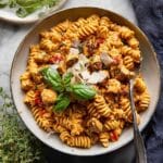 Lighter Creamy Cajun Chicken Pasta Recipe