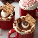 Creamy Hot Cocoa with Torched Marshmallow Recipe