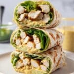 Grilled Chicken Wraps with Cowboy Sauce and Melted Pepper Jack Recipe