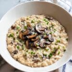 Creamy Mushroom Risotto with Truffle Oil Recipe