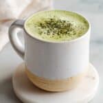 Creamy Matcha Tea with Milk and Vanilla Recipe