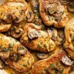 Chicken Scaloppini with Mushroom-Lemon Sauce Recipe