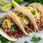 Slow Cooker Shredded Beef Tacos Recipe