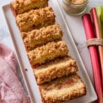Buttermilk Rhubarb Bread with Pecans and Cinnamon Recipe