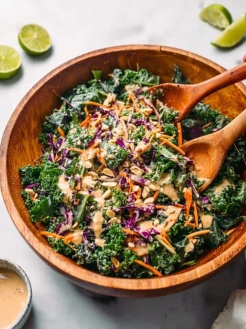 Kale Salad with Miso Sesame Dressing Recipe