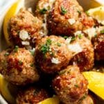 30-Minute Baked Lemon Chicken Meatballs Recipe