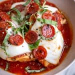 Pepperoni Pizza Chicken Skillet Recipe