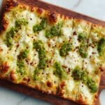 Cottage Cheese Pesto Pizza Recipe