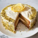 Lemon Pistachio Cake with Mascarpone Frosting Recipe