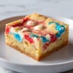 Patriotic Funfetti Blondies Recipe