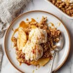 Apple Crisp With Vanilla Ice Cream Recipe